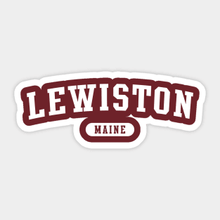 Lewiston, Maine Sticker